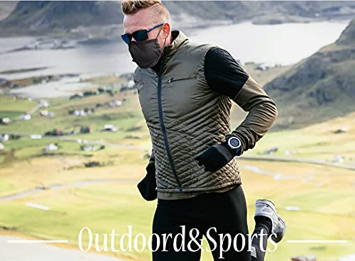 Borgasets Breathable Face Mask 3D Comfort Mesh Adults Youth Adjustable Reusable Washable Sport Masks For Home Office Work Outdoor Black 2 Pack #TOP4