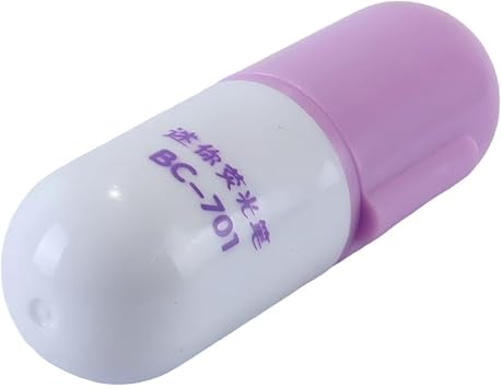 6 Pcs Mini Highlighters Pill Shaped Textliner Pens Funny Highlighter, Capsule-shaped Stationery for Students