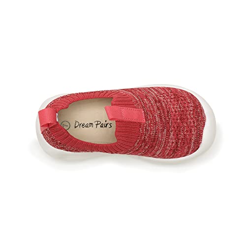 Dream Pairs Boys Girls Sdfs221K Walking Shoes Lightweight Slip-On Sneakers Red Size 7 Toddler #TOP2