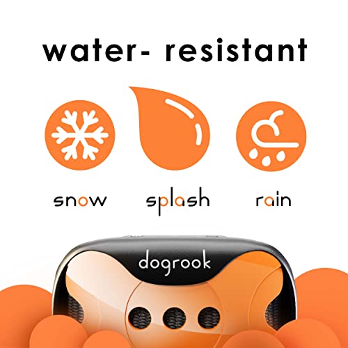 Dogrook Dog Bark Collar- Humane Anti Barking Training Collar - Vibration No Shock Dog Collar - Stop Barking Collar For Small Medium Large Dogs - Best No Barking Control Dog Collar #TOP4