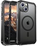 jaroco Magnetic for iPhone 14 Case Heavy Duty Protection Black