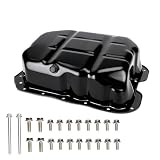 264-359 Engine Oil Pan with 22*Screws and Drain Plug Compatible with Hyundai (Santa Fe/Sonata/Tucson) KIA...
