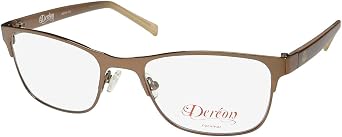 Dereon Dov529 Cat Eye Eyeglass Frame/Glasses Signature Logo On Temples Genuine