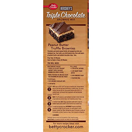Betty Crocker's Hershey's Triple Chocolate Brownie Mix (20 Oz. Ea., 4 Pk.) #TOP3