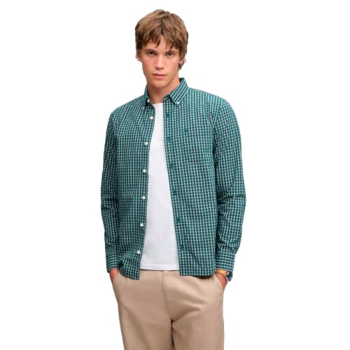 Chemise preppy poplin manches longues Superdry - vue 2