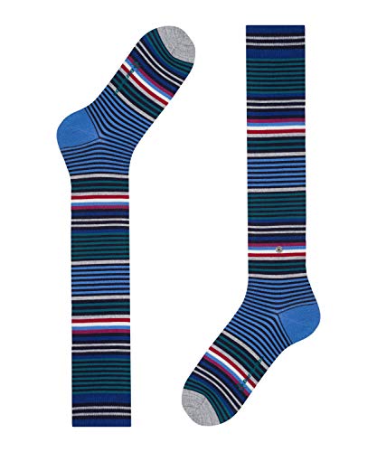 Burlington Stripe Kniekous voor heren, 1 paar, verschillende Kleuren, maat 40-46 - warme kousen in strepenlook van hoogwaardige scheerwol - Afbeelding 5