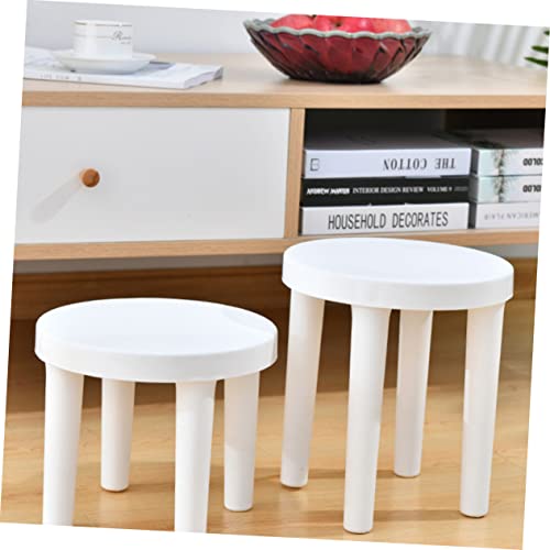 ABOOFAN 1 Unidade pufe de estilo japonês banqueta banquinho banco de assento de plástico pequeno cri