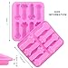 2 Packs Animal Paw Shaped Silicone Molds 8-Cavity Cat Paw Shape Mold Non-Stick Claws Shaped Ice Cube Tray Mold for Homemade Candy Fudge Chocolate Jelly Biscuit Lollipops Cheese Stick