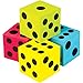 Teacher Created Resources (20810) Colorful Jumbo Dice 4-Pack