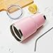 MEWAY 30oz Insulated Tumbler With Lids and Straws,Stainless Steel Double Vacuum Coffee Tumbler Cup, Brush, Durable Powder Coated Coffee Cup for Cold & Hot Drinks, Office, Travel(Pink,8 PACK)