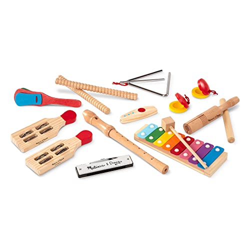 Melissa & Doug Deluxe Band Set With Wooden Musical Instruments And Storage Case #TOP4