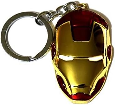 Tonith Iron Man Mask Car Truck SUV Boat Home Office Metal Keychain Pendant Key Chains (Iron Man Mask)