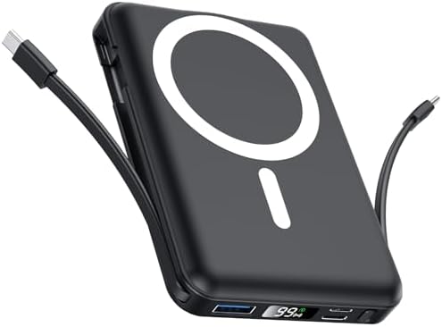 for Magsafe Power Bank, 10000mAh Magnetic Power Bank with USB-C C...