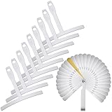 Tanstic 10Pcs Understring Radius Gauge und 32 Blades Feeler Gauge Kit, Gitarre Radius Gauge Luthier Tools für Gitarre Bass Brücke Sattel Anpassungen