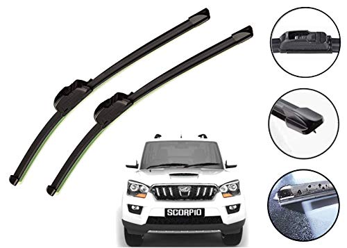 Image of Auto Hub Car Wiper Blades Compatibility With Mahindra Scorpio New - Set of 2 Pcs (D-20,P-20)