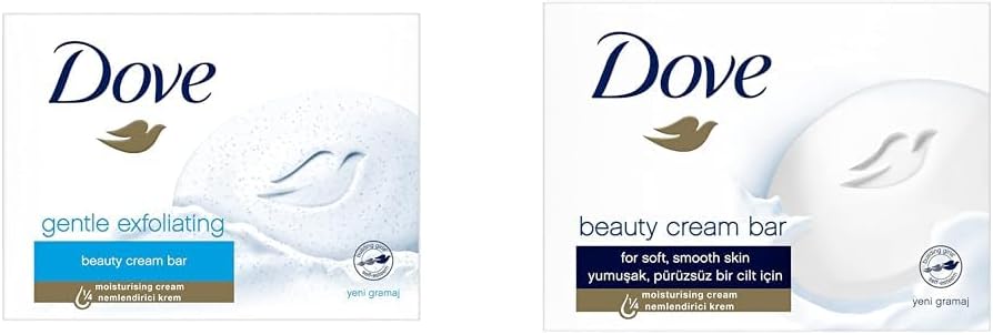 Dove Beauty Cream Bar Solid Beauty Soap Gentle Exfoliating Moisturizing Effective, 90 g6 Dove Beauty Cream Bar Solid Beauty Soap Original Moisturizing Effective, 90 g1