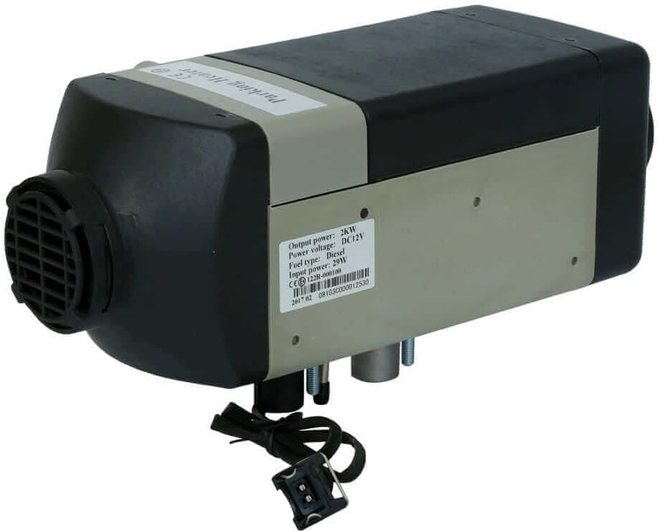 Bison 2000A Gasoline Air Heater- 12V Forced Air Parking Heater with Digital Controller for Truck, Van, RV, Boat & Cabin- Stay Warm on Every Journey With 2kw Bunk Heater- Ideal for Camping & Road Trips