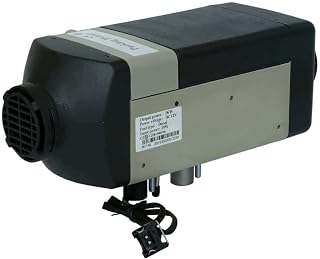 Bison 2000A Gasoline Air Heater- 12V Forced Air Parking Heater with Digital Controller for Truck, Van, RV, Boat & Cabin- Stay Warm on Every Journey With 2kw Bunk Heater- Ideal for Camping & Road Trips