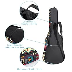 Étui à dos rembourré pour guitare classique et acoustique Motif floral coloré, Multicolore 10., 42.9×16.9×4.7 in… - Les Beatles, Paul McCartney, John Lennon, RIngo Starr, George Harrison Étui à dos rembourré pour guitare classique et acoustique Motif floral coloré, Multicolore 10., 42.9x16.9x4.7 in… – Image 3