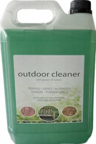 Probilife outdoor cleaner voor 200m2 tegen groenaanslag - groen aanslag - terras - dak - oprit - tuinset