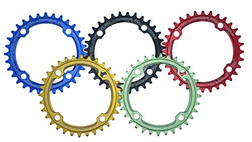 image for JGbike Elite Round Oval Chainring 104mm BCD 30T 32T 34T 36T 38T Narrow