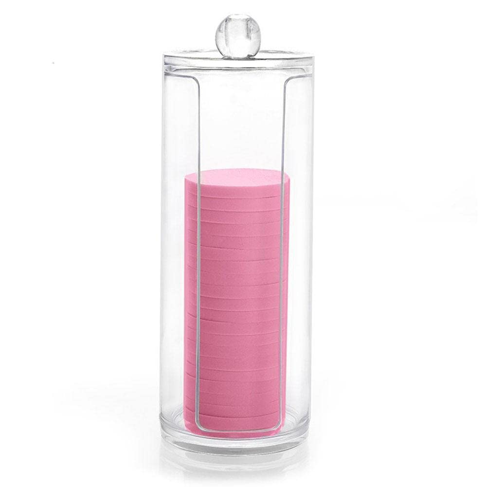 Acryl-Haargummi-Halter Mit Deckel – 2 Stück, Transparent – Praktischer Organizer Für Haarbänder & Beauty-Zubehör