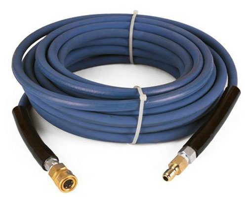 50 Ft 3/8" Blue Non-Marking 4000Psi Pressure Washer Hose With Couplers Installed #TOP22