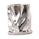 [Design elegante]: questo vaso presenta un sofisticato design galvanizzato, adatto per aggiungere un tocco di lusso al tuo soggiorno, ingresso o tavolino. Il suo stile moderno minimalista lo rende un elemento decorativo per qualsiasi spazio[Galvanica di qualità]: realizzato con un processo di galvanica di qualità, questo vaso vanta una lussuosa finitura argentata liscia e resistente allo sbiadimento, garantendo bellezza ed Per eleganza a lungo termine[Bordi lisci e raffinati]: