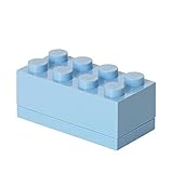Room Copenhagen 40121736 Minicaja de 8 espigas de Lego, azul royal clair