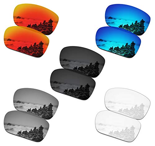 SmartVLT Set of 5 Men s Replacement Lenses for Oakley TwoFace OO9189 Sunglass Combo Pack S01