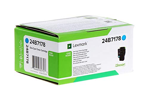 Preisvergleich Produktbild LEXMARK 24B7178 Tonerkassette Cyan 6.000 Seiten
