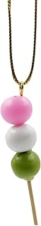 3.2" Japanese Dango Resin Ornament – Cute Mochi Skewer Christmas Tree Decoration – Kawaii Holiday Decor
