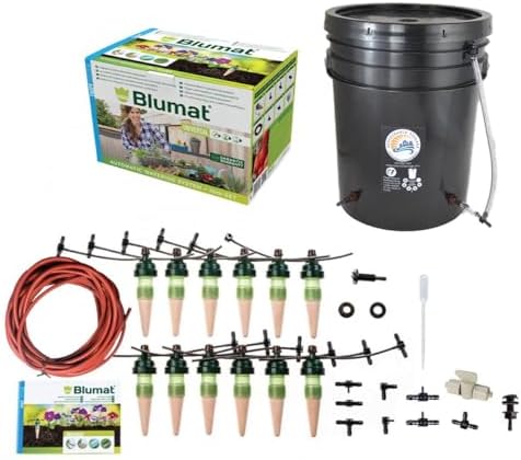 Blumat TROPF Medium Deluxe Irrigation Kit (12 Pack), Water Up to 12 Plants | Automatic Watering System | Garden, Patio, Hanging Baskets, Raised Bed, Greenhouse | Sustainable Outdoor System