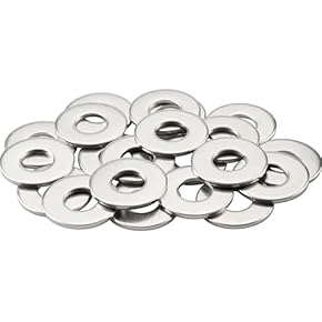 M10 / verp. 100 stuks - Rvs-inox sluitring - DIN125A - A2