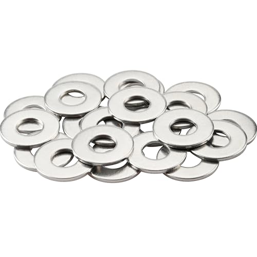 Gendewiner M8 Unterlegscheiben (20 Stück) M8x20x1.5mm Große Beilagscheiben Karosserie Scheiben A2 V2A 304 Edelstahl Unterlegscheibe für Schrauben & Muttern & Gewindestange