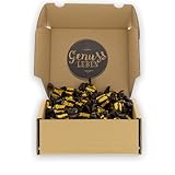 Genussleben Box mit Storck RIESEN 900g, Schokoladenkaubonbon mit dunkler Schokolade und Karamell, S??igkeiten in Gro?packung