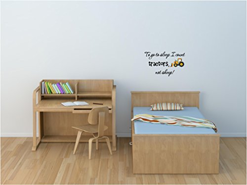 Vinilo decorativo para pared tractor impreso 23x14 in miniatura 2