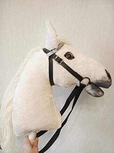 Hobby horse Realistic Palomino stick horse Hobbyhorse Horse on stick for children - Thumbnail 7
