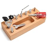 TenFans Montessori Busy Board - Sensorisches Lernspielzeug