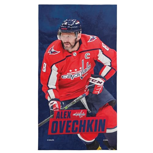 Northwest NHL Washington Capitals Beach Towel, 30" x 60", Alex Ovechkin