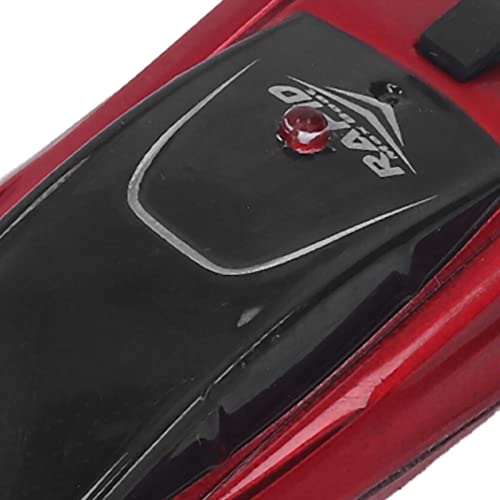 2.4G Fernbedienungsboot, Wiederaufladbare Elektroboote, Wasserdichtes Mini-Fernbedienungs-Schnellboot-Spielzeug USB-Hochgeschwindigkeits-Elektro-Spielzeugboot Ferngesteuertes Boot für Pools und(Rot)