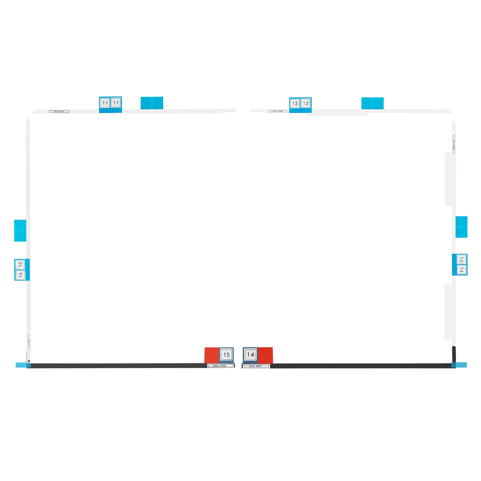 Cinta adhesiva de repuesto para pantalla LCD, compatible con Apple iMac 27 pulgadas A1419 Retiona 2012-2015
