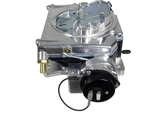 New Holley Street Demon Carburetor,Ball-Burnished Shiny Aluminum With Black Composite Fuel Bowl,625 Cfm,4 Barrel,Electric Choke,Gasoline Only,Vacuum Secondaries #TOP5