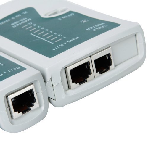 Alexvyan RJ45 RJ11 RJ12 CAT5 CAT6 UTP Network Lan Cable Tester Test Tool Network Interface Card With Battery 3