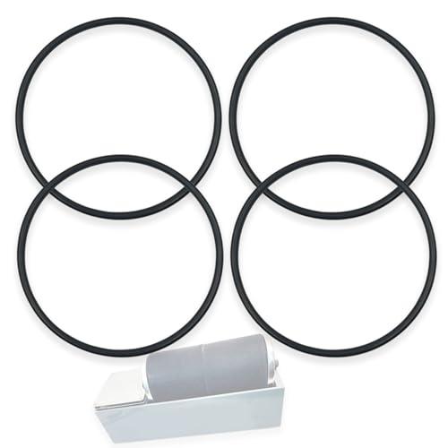 4 Pack Rock Tumblers Drive Belts Compatible with Chicago Electric