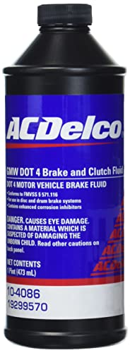 Acdelco 798696 Gm Original Equipment 10-4086 Dot 4 Hydraulic Brake And Clutch Fluid - 16 Oz #TOP21