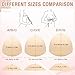 Fxspmt 4 Pairs Triangle Bra Insert Pads, Removable Edge-Sewn Breathable Silhouette Enhancers for Sports Bras, Swimwear & Dresses, Lightweight & Comfortable (Beige, A/B/C)
