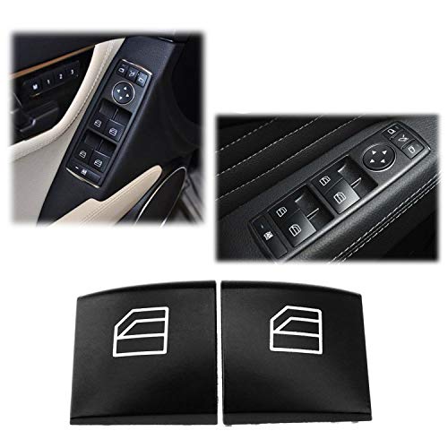 Ansblue Car Electric Window Switch Lift Button Left and Right Caps, Suitable for Mercedes-Benz W164 ML W251 GL X164 R-class