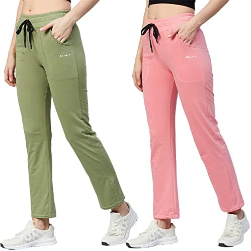 BLINKIN Women's Cotton RelaxFit Pajama Combo (Pack of 2)