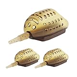 Rachlicy Futterkorb Angeln Pellet Feeder Fischerei 30g 40g 50 g Inline Feeder Fischereimackot Feeder Fischereizubehör Fischereisenkern Gewichte 3pcs